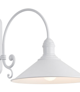 Erba Outdoor Dome Wall Lamp White Matt-1