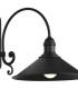 Erba Outdoor Dome Wall Lamp Black Matt-1