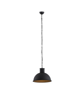 Eufrat Dome Pendant Ceiling Light Black Structure-1
