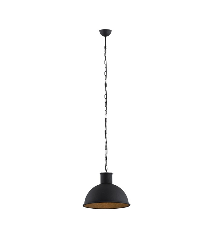 Eufrat Dome Pendant Ceiling Light Black Structure-1