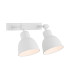 Eufrat Twin Dome Wall Lamp White Structure-1