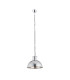 Eufrat Dome Pendant Ceiling Light Brushed Chrome-1
