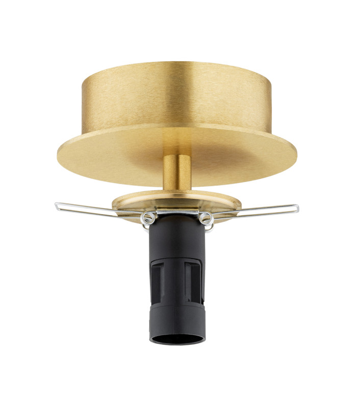 Fabio Wall Lamp White-Brown (Marble Colour) Brushed Brass IP44-3