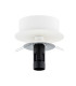 Fabio Wall Lamp White-Brown (Marble Colour) Cream White IP44-3