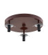 Fabio Ceiling Spotlight Clusters White-Brown (Marble Colour) Chocolate Brown IP44-3