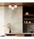 Fabio Ceiling Spotlight Clusters White-Brown (Marble Colour) Chocolate Brown IP44-5