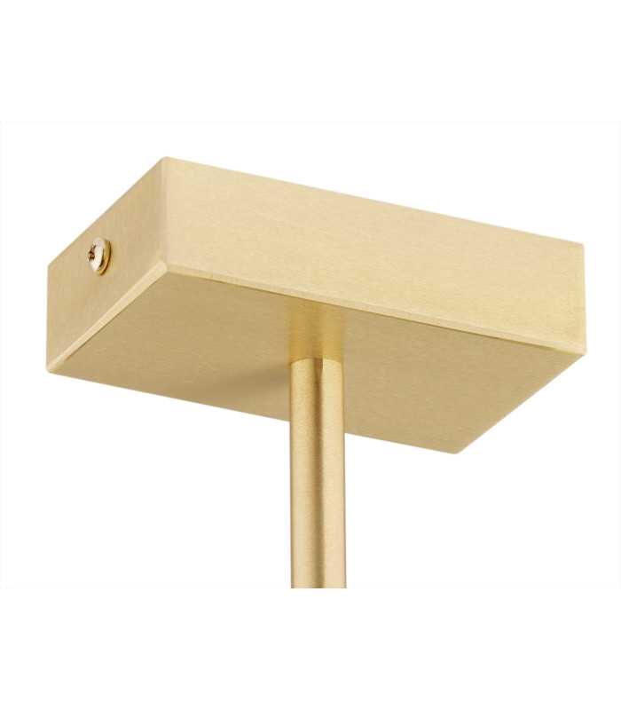 Freemont Globe Pendant Ceiling Light Opal Matt Brushed Brass-6