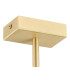 Freemont Globe Pendant Ceiling 6 Light Opal Matt Brushed Brass-6