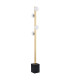 Freemont Multi Arm Floor Lamp Opal Matt Brushed Brass Black-5