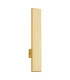 Freemont Integrated LED Wall Lamp Brushed Brass 3000K-1