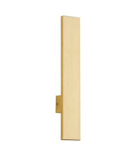 Freemont Integrated LED Wall Lamp Brushed Brass 3000K-1
