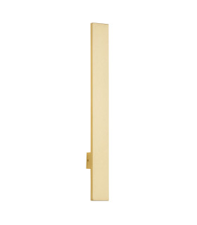 Freemont Integrated LED Tall Wall Lamp Brushed Brass 3000K-1