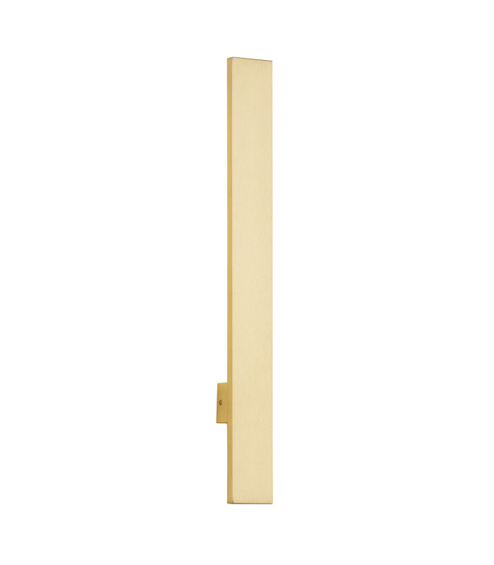 Freemont Integrated LED Tall Wall Lamp Brushed Brass 3000K-1
