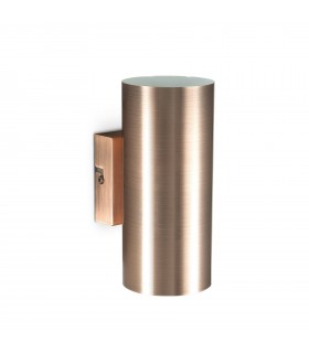2 Light Up & Down Wall Light Copper - 1