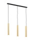 Gomera Plus Bar Pendant Ceiling 3 Light Brass Steel Black Structure-2
