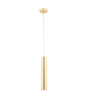 Gomera Slim Pendant Ceiling Light Brass Steel-1