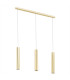Gomera Bar Pendant Ceiling 3 Light Brass Steel-1