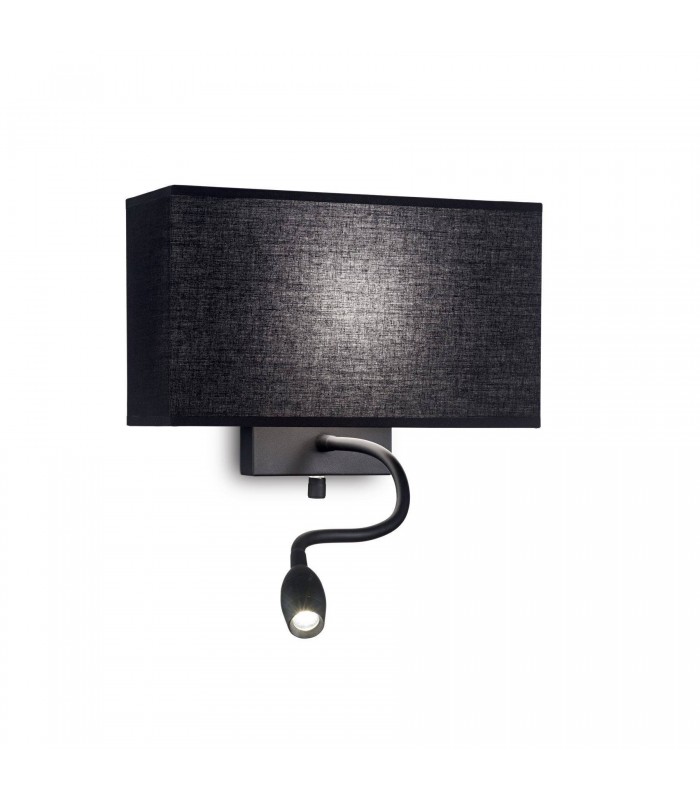 LED 2 Light Wall Light Black - 1