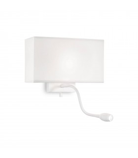 LED 2 Light Wall Light White - 1
