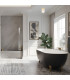 Hampton Surface Mounted Downlight Transparent (Fluted) Brushed Brass-3