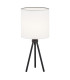 Hilary Tripod Table Lamp With Round Shade White Black Structure-1