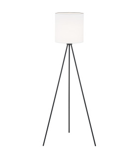 Hilary Tripod Floor Lamp White Black Structure-1