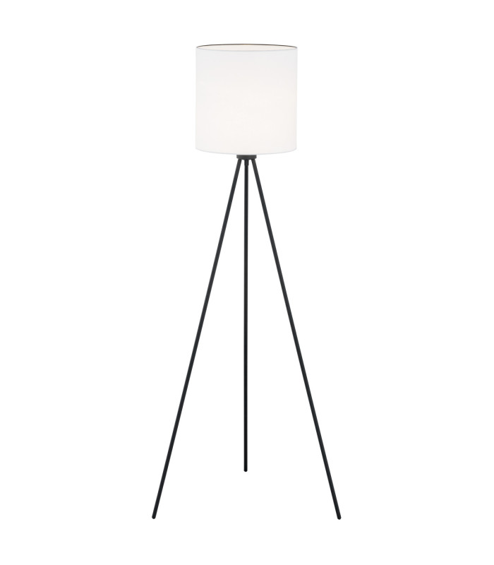 Hilary Tripod Floor Lamp White Black Structure-1