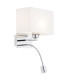Hilary Reading Wall Light White Chrome 560lm 3000K-1