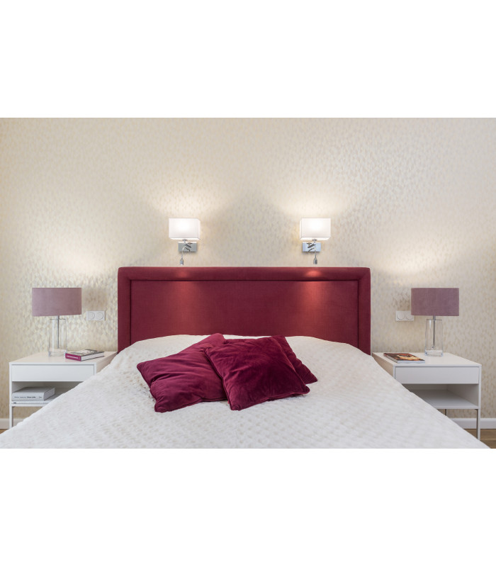 Hilary Reading Wall Light White Chrome 560lm 3000K-2