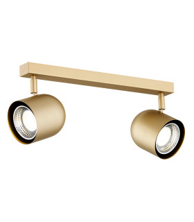 Isola Twin Ceiling Spotlight Gold-1