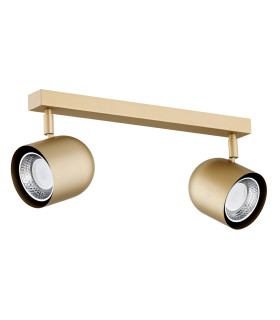 Isola Twin Ceiling Spotlight Gold-2