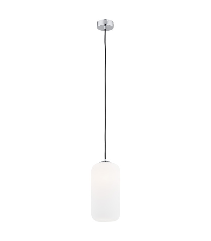 Kalimera Dome Pendant Ceiling Light Opal Matt Chrome-1