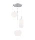 Kalimera Cluster Pendant Ceiling 3 Light Opal Matt Chrome-1