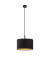 Karin Cylindrical Pendant Ceiling Light Black With Golden Mean Black Structure-1
