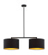 Karin Bar Pendant Ceiling 2 Light Black With Golden Mean Black Structure Brass Elements-1