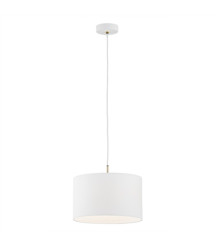 Karin Cylindrical Pendant Ceiling Light White White Structure-1