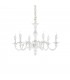 6 Light Pendant Light White - 1