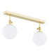 Latina Globe Ceiling 2 Light Brass Steel IP44-1