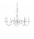 8 Light Pendant Light White - 1