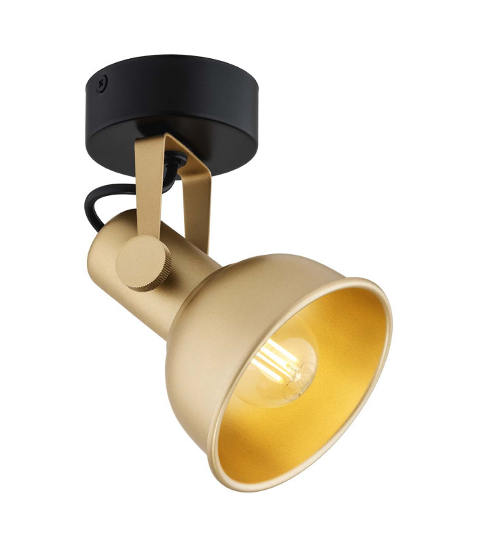 Lenora Dome Wall Lamp Gold Black-3