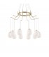 Light Cluster Ceiling Pendant Brass Sat - 1