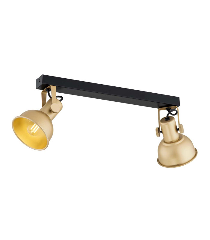 Lenora Twin Ceiling Spotlight Gold Black-5