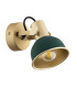 Lenora Dome Wall Lamp Green Gold-2