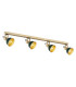 Lenora Ceiling Spotlight Bar Green Gold-1