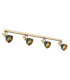 Lenora Ceiling Spotlight Bar Green Gold-3