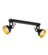 Lenora Twin Ceiling Spotlight Black Gold Elements-1
