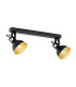 Lenora Twin Ceiling Spotlight Black Gold Elements-5