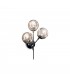 3 Light Wall Light Black - 1