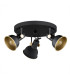 Lenora Ceiling Spotlight Clusters Black Gold Elements-2