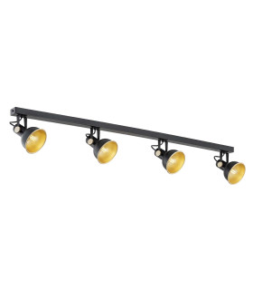 Lenora Ceiling Spotlight Bar Black Gold Elements-1